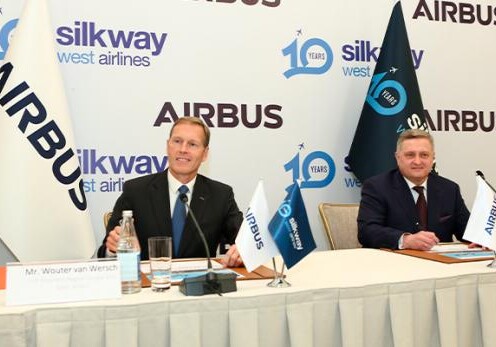 Silk Way West Airlines получит до 2029 года от Airbus два самолета A350F