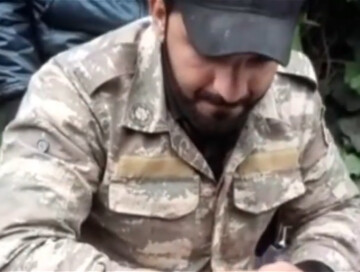 В Баку мошенник просил милостыню, выдавая себя за ветерана войны (Видео)